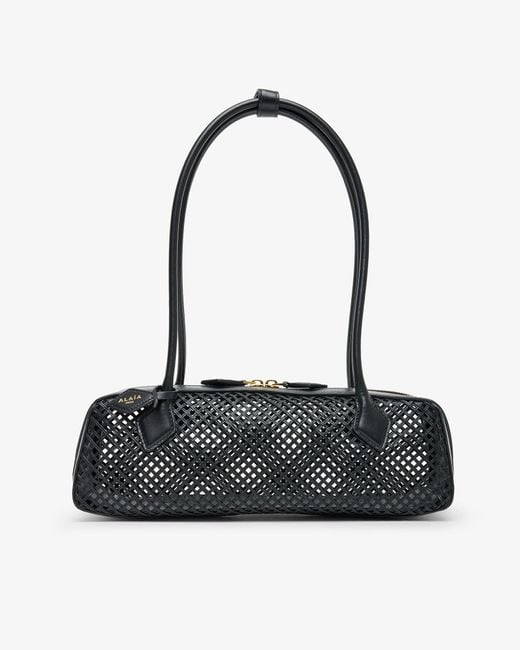 Alaïa Le Teckel Medium Black Leather Bag