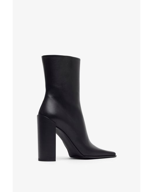 Alaïa Square 90 Black Ankle Boots