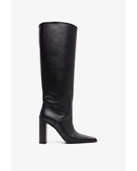 Alaïa Square 90 Black High Boots