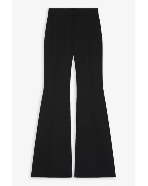 Givenchy Women's Black Flaired Smoking Pants