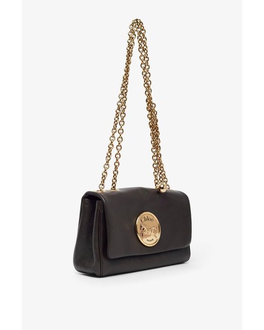 Chloé Black Chloe Heritage Dark Brown Shoulder Bag