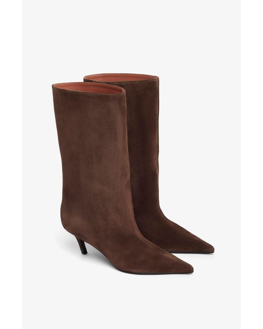 AMINA MUADDI Fiona 60 Brown Boots