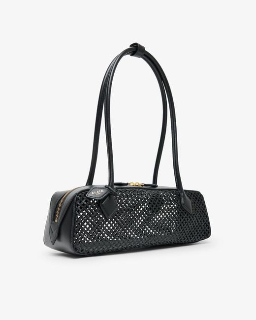 Alaïa Le Teckel Medium Black Leather Bag