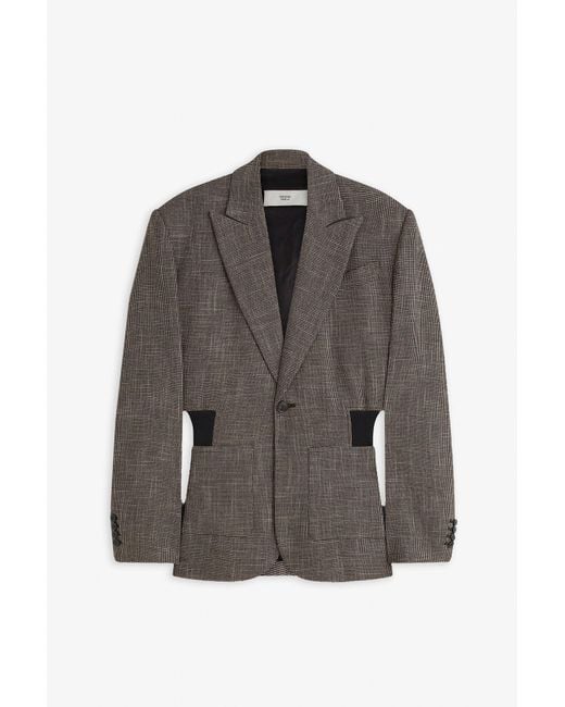 Phoebe Philo Gray Kick Tailored Greige Jacket