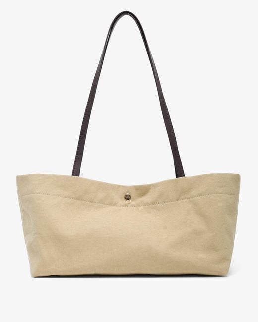 The Row Natural Idaho Beige Shoulder Bag