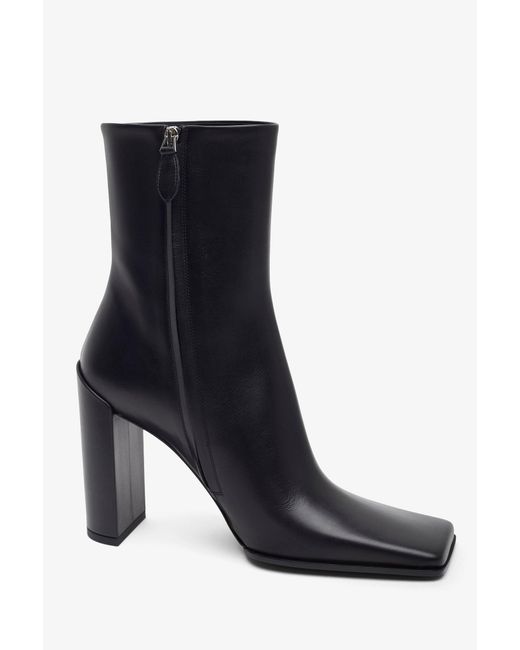 Alaïa Square 90 Black Ankle Boots