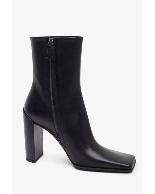 Alaïa Square 90 Black Ankle Boots
