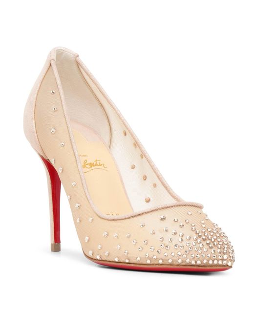 louboutin mesh pumps