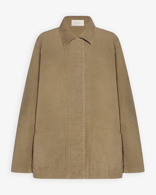 The Row Natural Baeza Beige Cotton Jacket
