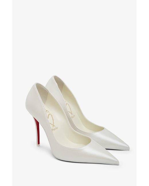 Christian Louboutin White Miss Z 100Mm Pumps