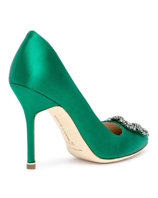manolo blahnik emerald green