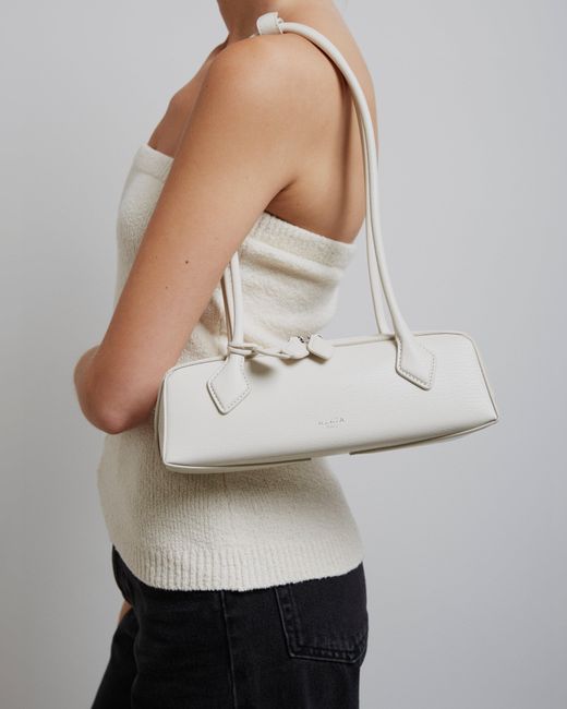 Alaïa Multicolor Le Teckel Small White Leather Bag