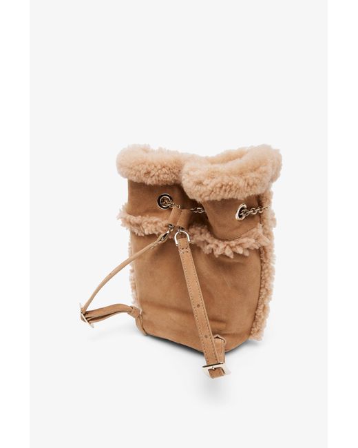 Roger Vivier Multicolor Tres Vivier Shearling Back Pack