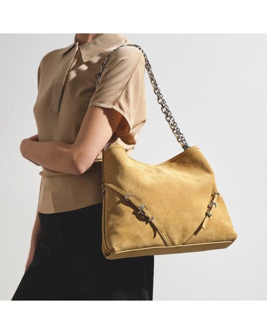Givenchy Natural Voyou Medium Beige Chain Bag
