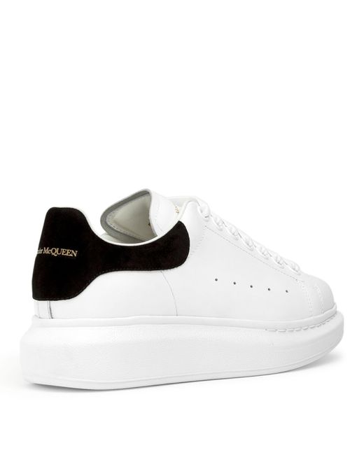 alexander mcqueen runway leather platform trainers