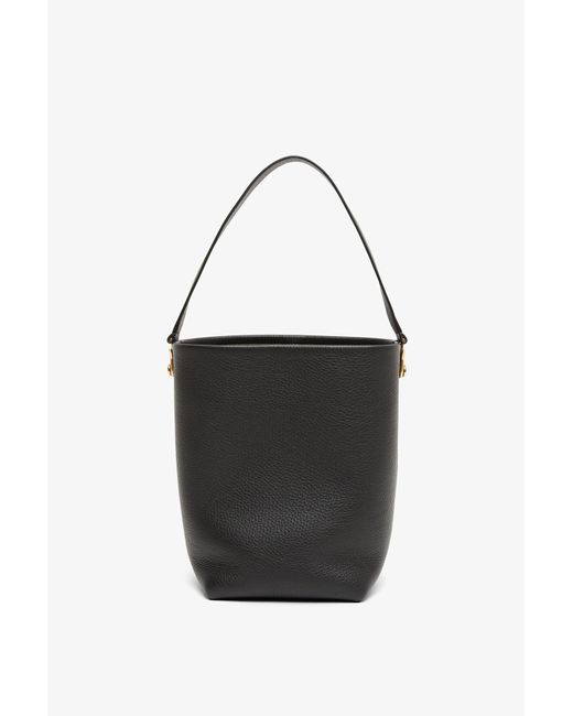 The Row Small Ns Hook Black Tote Bag