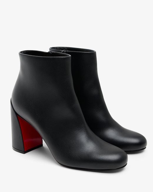 Christian Louboutin Jane 85 Black Ankle Boots