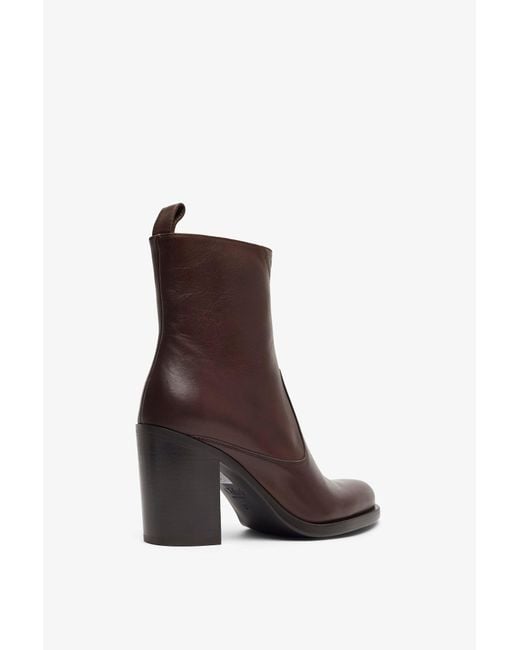 Chloé Phoenix Dark Brown Leather Boots