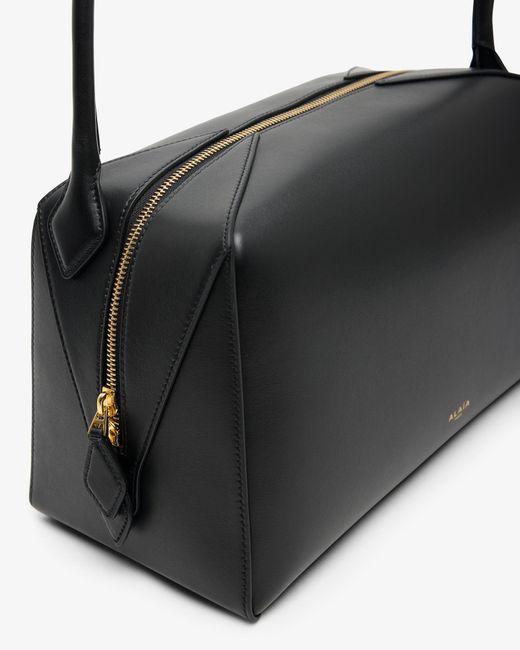 Alaïa Le Bouledogue Medium Black Leather Bag