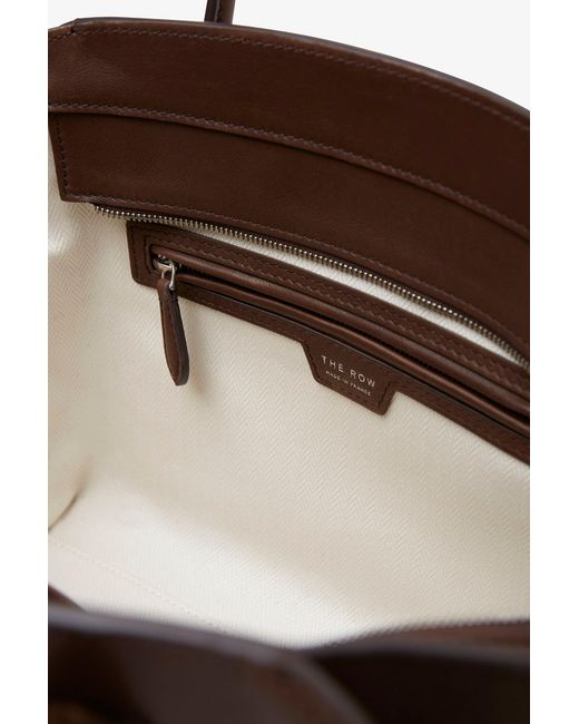 The Row Marlo 12 Dark Brown Tote Bag