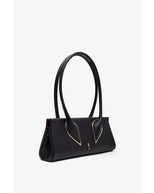 Christian Louboutin Venus Black Baguette Shoulder Bag