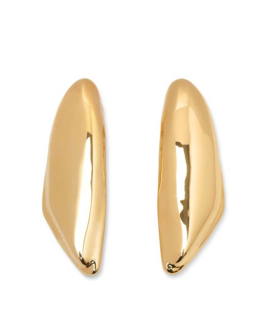 Alaïa Metallic Bombe Gold Earrings