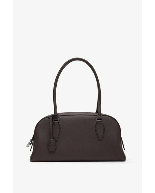 The Row Black India E/w Brown Shoulder Bag