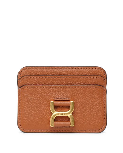 Chloé Brown Marcie Tan Cardholder