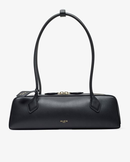Alaïa Le Teckel Medium Black Smooth Leather Bag