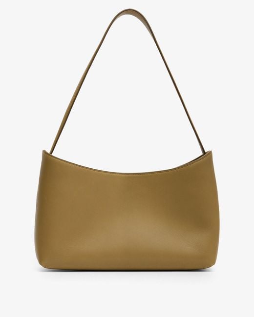 The Row Metallic Alma Baguette Shoulder Bag