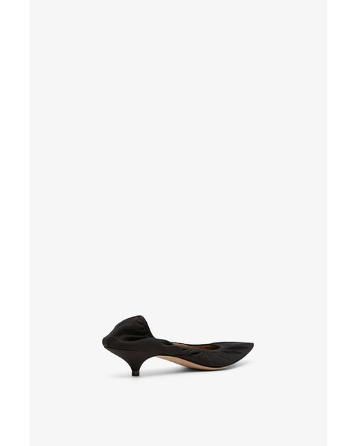 The Row White Liisa Black Kitten Pumps
