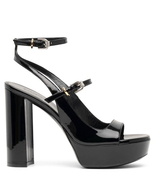 Givenchy Voyou Black Patent Sandals
