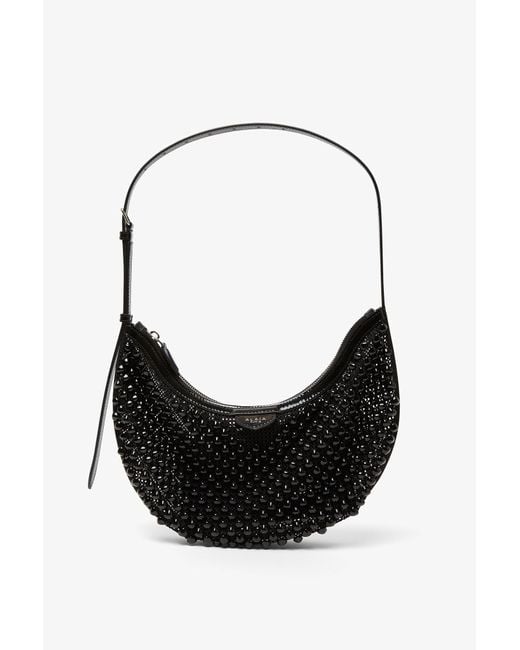 ◆◆VIP◆◆ ALAIA DEMI LUNE ワンピースバッグ One Piece Demi Lune mesh shoulder bag in orange - Alaia