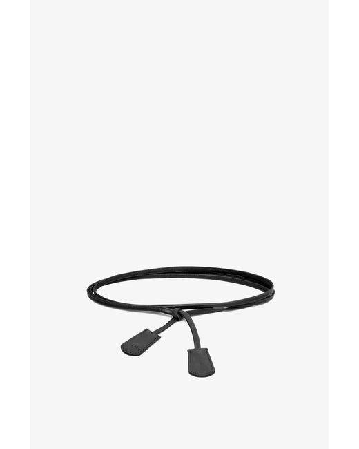 The Row Multicolor Belt End B Black Leather Belt