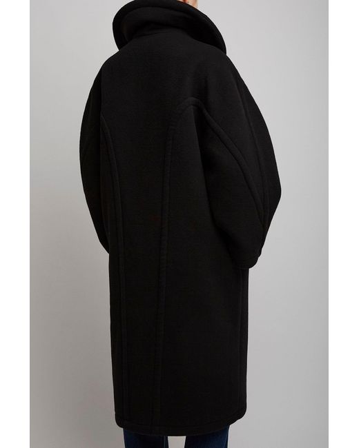 The Row Regino Black Wool Coat