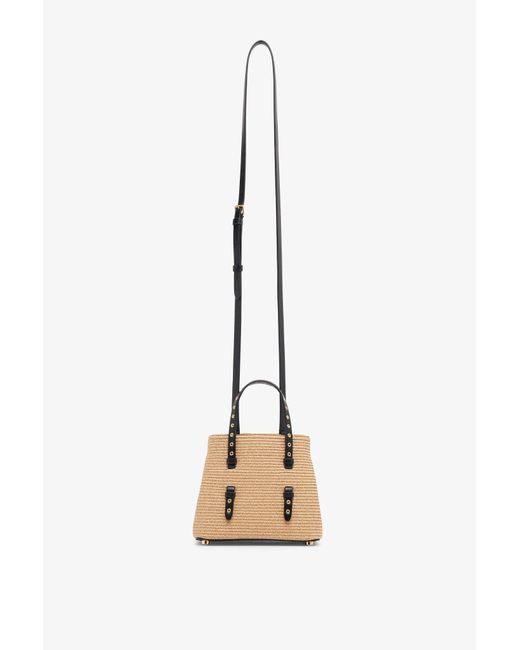 Alaïa Multicolor Mina 16 Raffia Tote Bag
