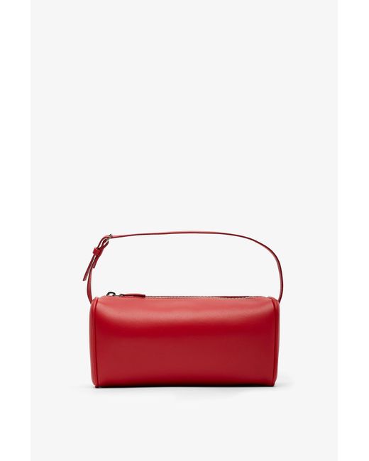 The Row Red 90's Rubino Leather Bag
