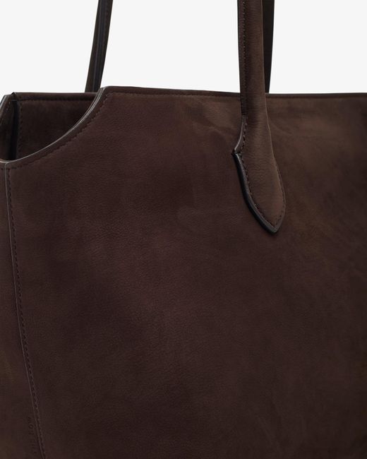 The Row Black Terrasse Ebony Suede Bag
