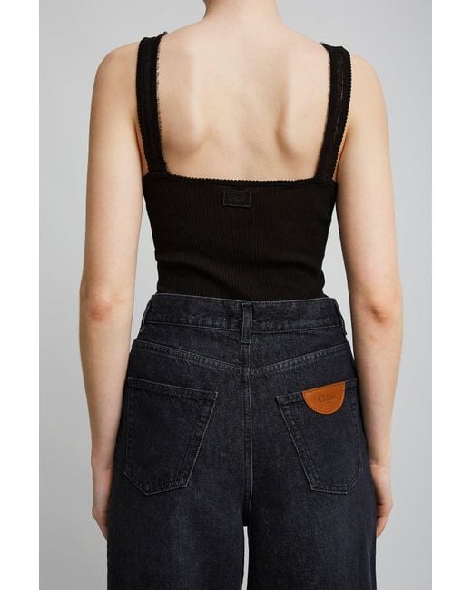 Chloé Black Knitted Top