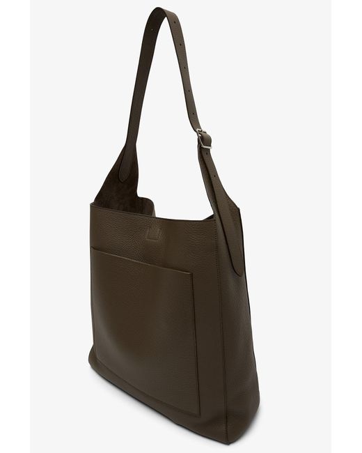 The Row Multicolor Blake Taupe Hobo Bag