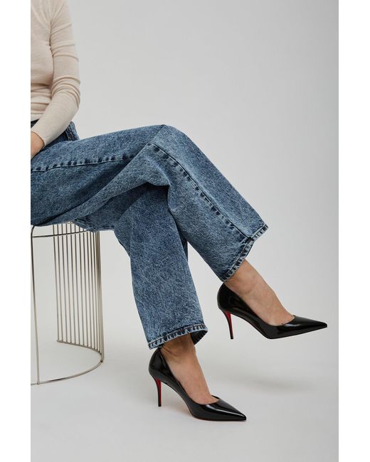 パーティーシューズ Christian Louboutin MISS Z MULE 80 PATENT/LINING Black Christian Louboutin | Miss Z 80 black patent pumps | Savannahs