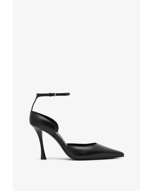 Givenchy White Show 95 Black Stocking Pumps