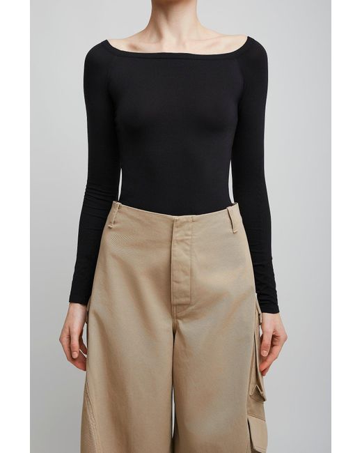 Alaïa Black Off-shoulder Body