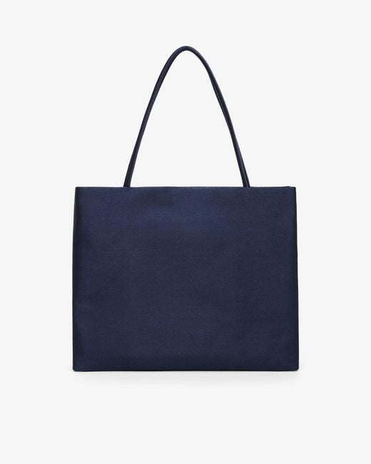 The Row Blue Cecily Top Handle Bag
