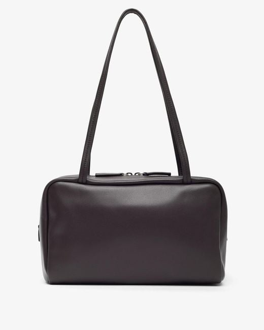 The Row Black Astra Brown Bag