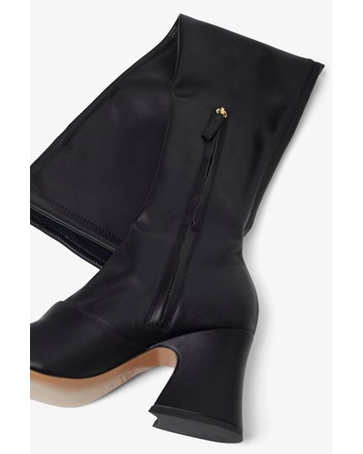 Chloé Janis Black Leatherover Knee Boots