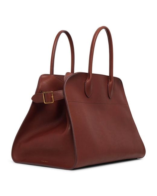 The Row Red Soft Margaux 15 Burgundy Bag