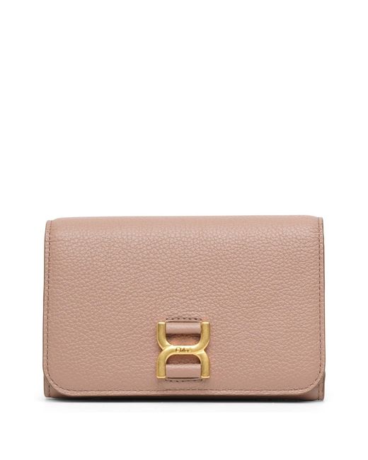 Chloé Brown Marcie Blush Wallet