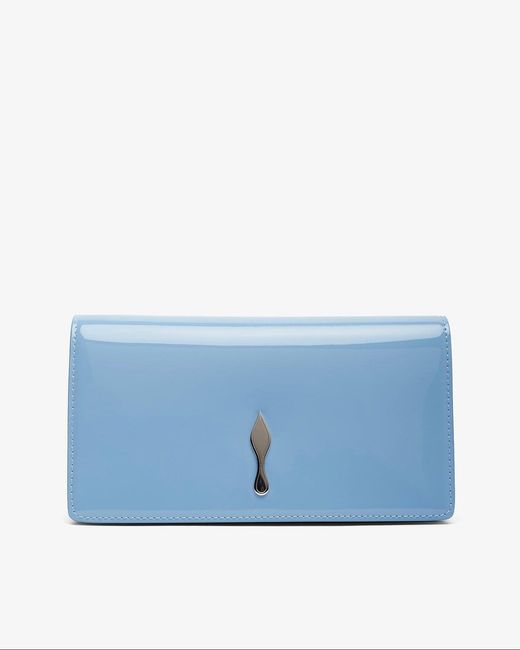 Christian Louboutin Bettina Light Blue Patent Clutch