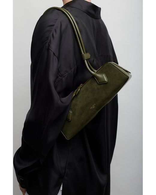 Alaïa Le Teckel Small Green Bag